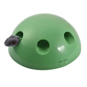 Cat Toys Interactive Motion Cat Feather Mice Teaser Toys with Smart Electronic Random Moving Feather and Mouse Cat Teaser Toys for Cats and Kitte