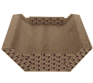 SmartyKat Super Scratcher Chaise, Catnip-Infused Corrugate Cat Scratcher & Lounge