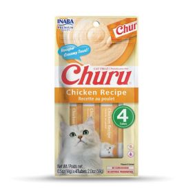 INABA Chicken Recipe, Creamy Lickable Puree Cat Treats