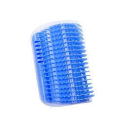 1/2pcs Corner Scrubber Cat Scratcher Massage Brush Scratcher Toy Cat Scratch Board, Wall Corner Cat Brush Pet Groomer Tool Brush Comb Pet Supplie (Quantity: 1pc, Color: Blue)