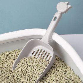 1 Pc Cat Litter Scoop (Color: Grey)