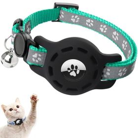 For AirTag Tracker Locator Protective Case Reflective Pet Collar (Type: Pet Supplies, Color: Green)