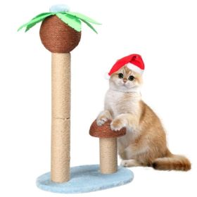 Cat Scratching Post with Natural Sisal Posts for Indoor Cats Game (Type: Style B, Color: As pic show)