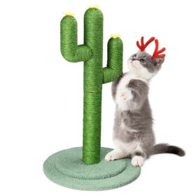 Cat Scratching Post with Natural Sisal Posts for Indoor Cats Game (Type: Style A, Color: As pic show)